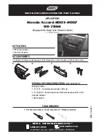 Metra Electronics 99-7864 Installation Instructions Manual preview