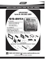 Metra Electronics 99-8151 Installation Instructions Manual preview