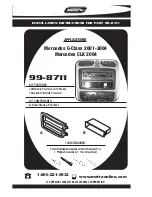 Metra Electronics 99-8711 Installation Instructions Manual preview