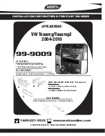 Preview for 1 page of Metra Electronics 99-9009 Installation Instructions Manual