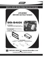 Metra Electronics 99-9401 Installation Instructions Manual preview