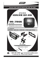 Metra Electronics ACURA 99-7866 Installation Instructions Manual preview