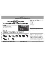 Предварительный просмотр 1 страницы Metra Electronics AT-807HD Installation Instructions Manual