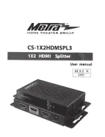 Metra Electronics CS-1X2HDMSPL3 User Manual preview