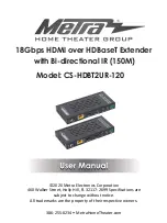 Metra Electronics CS-HDBT2UR-120 User Manual предпросмотр