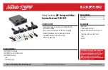 Metra Electronics Saddle Tramp BC-DSPX-HD1 Installation Instructions Manual preview