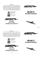 Metra Electronics WM-BPLTC Product Manual предпросмотр