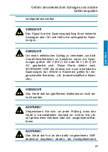 Предварительный просмотр 21 страницы METREL 20992336 Operating Instructions Manual