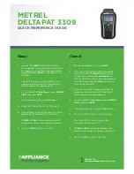 METREL DELTAPAT 3309 Quick Reference Manual preview