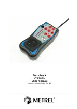 Предварительный просмотр 1 страницы METREL Eurocheck CS 2099 User Manual