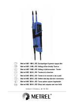 METREL MD 1050 Operating Instructions Manual preview