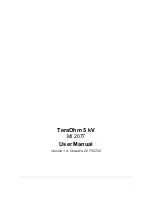 METREL TeraOhm User Manual preview