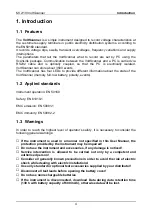 Preview for 4 page of METREL VoltScanner MI 2130 User Manual