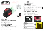 Preview for 4 page of Metrica BRAVO 61360 Instruction Manual