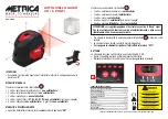 Preview for 6 page of Metrica BRAVO 61360 Instruction Manual