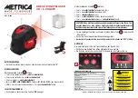 Preview for 8 page of Metrica BRAVO 61360 Instruction Manual