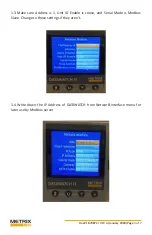 Предварительный просмотр 3 страницы Metrix DATAWATCH IX Modbus User Manual