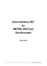 Предварительный просмотр 1 страницы Metrix DOX 2 Series User Manual