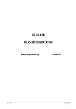 Preview for 47 page of Metrix IX 3131B Operating Manual