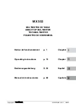 Metrix MX 553 Operating Instructions Manual preview