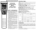 Metrix MX 67 Operating Instructions предпросмотр