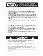 Preview for 2 page of Metro DataVac C5 6 series Instructions For Use Manual