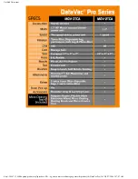 Preview for 2 page of Metro DataVac DataVac Pro Specification