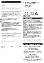 Предварительный просмотр 66 страницы Metro DataVac GHS1120 Instruction Manual