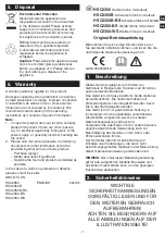 Предварительный просмотр 7 страницы Metro DataVac HSC2350 Original Instructions Manual