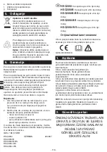 Предварительный просмотр 116 страницы Metro DataVac HSC2350 Original Instructions Manual