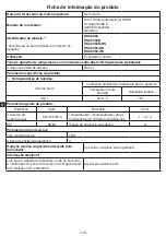 Предварительный просмотр 178 страницы Metro DataVac HSC2350 Original Instructions Manual