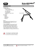 Preview for 2 page of Metro DataVac MetroSHINGLE Installation Details