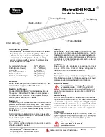 Preview for 3 page of Metro DataVac MetroSHINGLE Installation Details