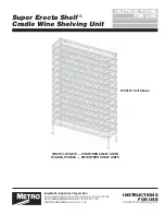 Metro DataVac Super Erecta Shelf Series Instructions For Use preview