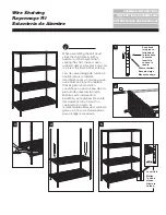 Metro DataVac Wire Shelving Assembly Instructions preview