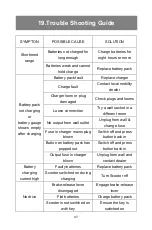 Preview for 48 page of Metro Mobility M1 Plus Owner'S Manual