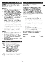 Предварительный просмотр 7 страницы METRO PROFESSIONAL GJU1101 Instruction Manual