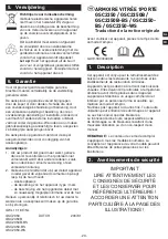 Предварительный просмотр 23 страницы METRO PROFESSIONAL GSC2350 Instruction Manua