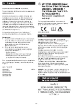 Предварительный просмотр 31 страницы METRO PROFESSIONAL GSC2350 Instruction Manua