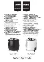 Preview for 1 page of METRO PROFESSIONAL makro professional GSK1009 Instruction Manual