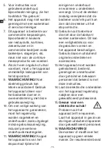 Preview for 16 page of METRO PROFESSIONAL makro professional GSK1009 Instruction Manual