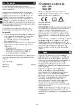 Preview for 26 page of METRO PROFESSIONAL makro professional GSK1009 Instruction Manual