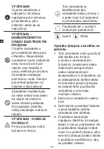 Preview for 40 page of METRO PROFESSIONAL makro professional GSK1009 Instruction Manual