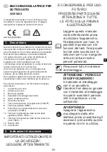 Предварительный просмотр 81 страницы METRO PROFESSIONAL makro professional GVS1000 Instruction Manual