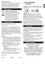 Предварительный просмотр 7 страницы METRO PROFESSIONAL SALAMANDER GSL1001 Instruction Manual