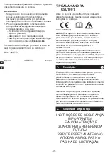 Предварительный просмотр 62 страницы METRO PROFESSIONAL SALAMANDER GSL1001 Instruction Manual