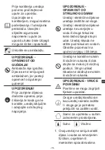 Preview for 79 page of METRO PROFESSIONAL SALAMANDER GSL1001 Instruction Manual