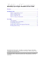 Preview for 3 page of METRObility Optical Systems R104-11 Installation And User Manual