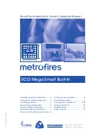 Предварительный просмотр 1 страницы metrofires ECO Mega Smart Built-In Installation & Owner'S Operation Manual