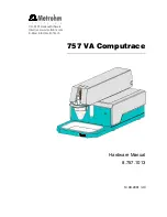 Preview for 2 page of Metrohm 757 VA Computrace Hardware Manual